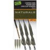 Fox montáž Edges Naturals Copper Core Power Grip Lead Clip Leaders 3ks