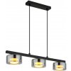 GLOBO 16055-3HS HIGGINS závesné svietidlo 3xGX53 6W 400/270lm 1800K čierna, dymová