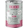 Výhodné balenie GRAU krmivo pre psy 12 x 400 g - hovädzie s mrkvou a zemiakmi