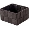 Compactor Úložný organizér do zásuvky TEX košík S 12 x 12 x 7 cm čokololádový