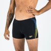 Pánske boxerkové plavky SPEEDO tmavomodro-žlté čierna S-M