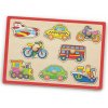 Studo Wood Drevená vkladačka dopravné prostriedky 8 dielikov