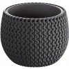 Květináč SPLOFY BOWL s vkladem 18 cm - barva: antracit
