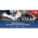 STEAM Gift karta 50$ kredit