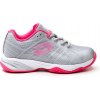 Detská tenisová obuv Lotto Mirage 300 III ALR JR Vapor Gray/Glamour Pink EUR 38