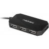 Natec Locust rozbočovač 4x USB 2.0 HUB, černý NHU-0647