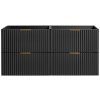 CMD Skrinka do kúpeľne ADEL BLACK 82-60-B-2S B čierny mat MDF/laminát 120 cm x 57 cm x 46 cm