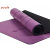 Gumová jogová podložka Sportago Amita 185x68x0,45 cm - zelená