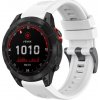 Remienok Solid Wristband biely pre Garmin Fenix 7 Solar