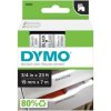 DYMO páska D1 19mm x 7m, čierna na priehľadnej 45800