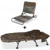 Nash Lehátko So Spacákom MF60 Indulgence SS3 5 Season MK II + Kreslo Na Lehátko Indulgence Bedchair Seat Camo