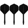 Mission Letky Force 90 Vortex - Standard No2 - Medium - Solid Black F4596