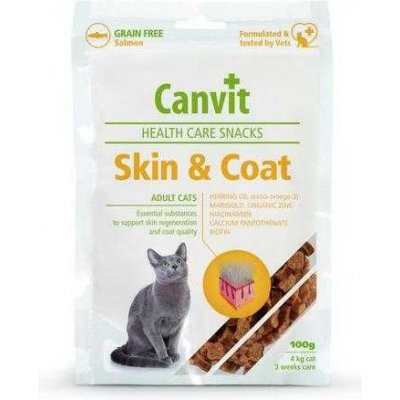 Canvit Cat Health Care Snack Skin & Coat 100 g