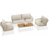 Furrore ROMA CAFFE 3+1 záhradná sedacia súprava, svetlo béžová 005265, NOVINKA