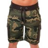Alpha Industries Cargo Jogger Short Olive Camo pánske šortky Farba: zelený a hnedý maskáč, Veľkosť: 30