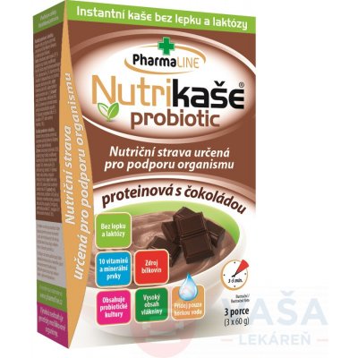 Nutrikaše probiotic proteinová s čokoládou 3 x 60 g