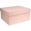 Darčeková krabička s vekom 300x300x150 mm, ružová