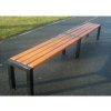 HTI Lavička Centrum II KA-K1010 Délka latí: 1500 mm, Typ ukotvení: dlouhé (k zabetonování), Barva konstrukce: zinek