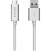 Kábel AVACOM TPC-100S USB - USB Type-C, 100cm, strieborná