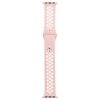 Tactical 123 Double Silikónový náramok pre iWatch 1/2/3/4/5/6/SE 38/40mm Ružový/biely