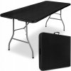 Ekspand SKLADACÍ ZÁHRADNÝ STRAVOVACÍ STOL, 180cm, ČIERNA