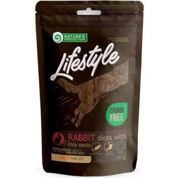 Natures P Lifestyle dog soft králičie kocky s chia semiačkami75 g od 1,99 €  - Heureka.sk