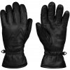 Roxy Eaststorm Leather Gloves, L, Čierna, ZĽAVA