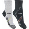 STEVEN Detské ponožky Steven-014CH-283 CE284-antracit 29-31(19-20)