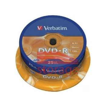 Verbatim DVD-R 4,7GB 16x, 25ks