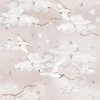 DEKORNIK Magic Swans Pink - Tapeta