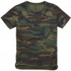 Brandit detské tričko T-Shirt Woodland