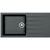 Alveus Cadit - Granitový drez 100x50 cm, Quick-Close, carbon 1149163
