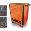 BAHCO Vozík na náradie so 6-zásuvkami a 177 kusmi náradia, oranžový 1472K6/S1