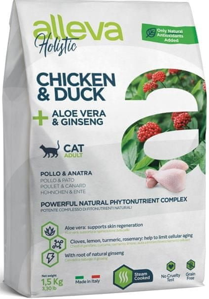Alleva Holistica Cat Dry Adult Chicken & Duck 1,5 kg