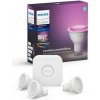 Chytrá žárovka Philips Hue Bluetooth LED White and Color Ambiance základní sada LED žárovka 3xGU10 5.7W 3x350lm 2200K-65