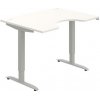 Pracovný stôl Motion Ergo, ZO, 2S, 120x70,5-120,5x90 cm, biela/sivá - 1 kus - 1 KS - základné - 60 mesiacov - elektrický polohovateľný - stôl - 90 cm - Hobis - 120 cm - Motion Ergo - 70,5 - 120,5 cm -