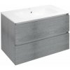 Sapho EZARA umývadlová skrinka 79,8x52x46cm, dub strieborný EZ801-1111