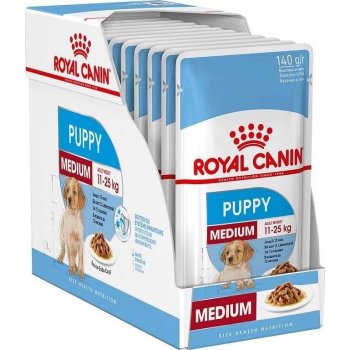 Royal Canin Medium Puppy stredné šteňatá 10 x 140 g