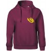 Vortex logo na prsia - Oversized mikina dámská Moon - kratšia + širšia - XL ( Fuchsiová )