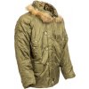 M-Tramp N3B pánska parka s kapucňou - OLIVA, 2XL