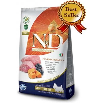 N&D dog GF PUMPKIN Adult mini lamb & blueberry 7 kg