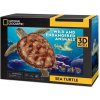 CubicFun 3D puzzle National Geographic: Mořská želva 31 ks