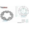 Tsuboss Kotúč brzdový (220/105/5D) - Yamaha YZF-R6/03-20 + YZF-R1/04-20 + MT-10/16-20