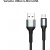 Fotověci Nabíjecí a Datový Kabel pro Přenos Dat 3A Fast Charging Nylon Výběr Variant Varianta: USB-A na Micro-Usb