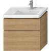 Jika Cubito Pure Umývadlová skrinka 75 cm ľavá dub H40J4254035191