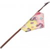 COBBYS PET Obojok z pravej kože so šatkou 20mm/60cm VZOR -5