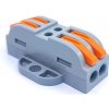 Tracon electric Spojovacia svorka pružinová 2 vodiče 0,5-4mm2 32A 400VAC 2P