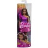 Barbie Modelka - lesklé šaty s volánikom HRH22 TV