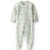 CARTER'S Overal na zips fleece Sleep & Play green Owl dievča 3m/veľ.62