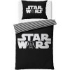 PHU CARBOTEX Čiernobiele bavlnené posteľné obliečky Star Wars